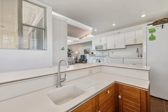 a building outdoor space with patio furniture