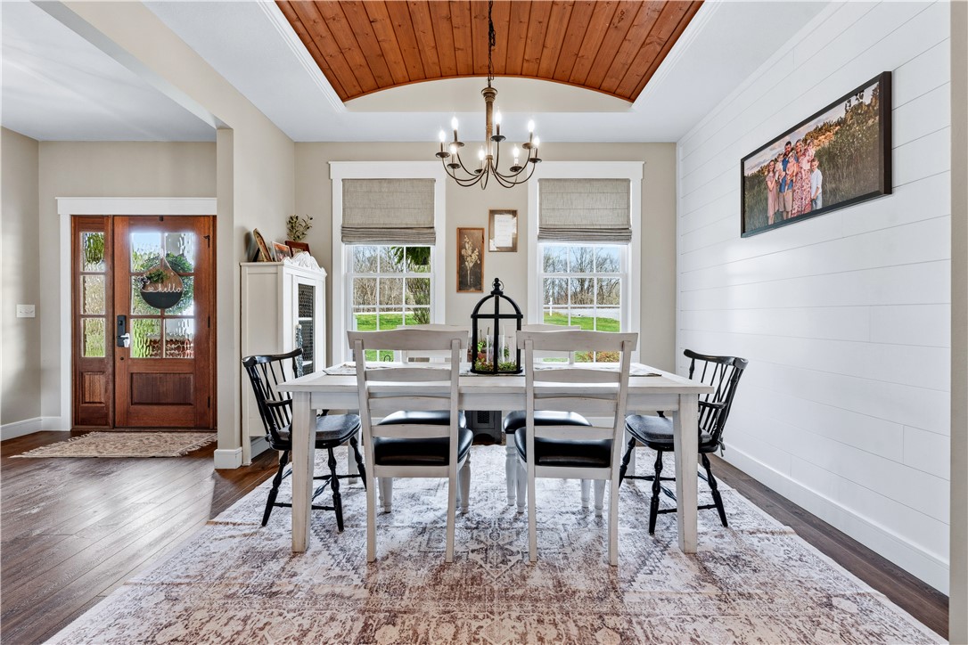 1158 Pyle Road Clarksville, OH 45113 - Photo 14 of 76 This inviting dining room features rich wood flooring and bright natural light.