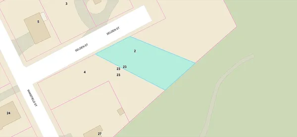 a view of a building entryway