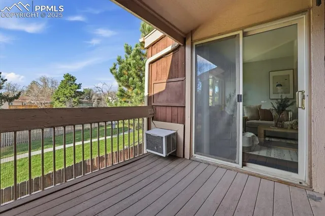 a view of a wooden fence