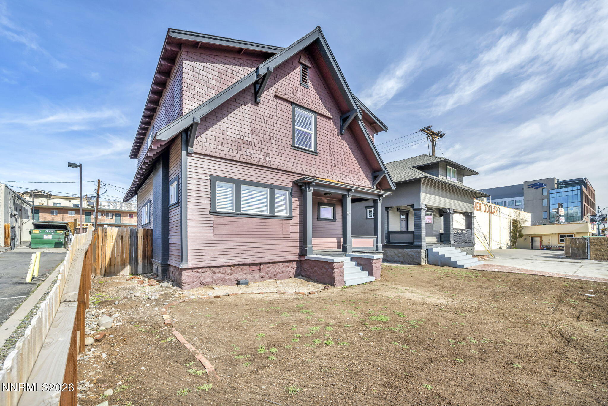 35 West 8th Street Reno, NV 89503 - Photo 62 of 62 a front view of a house with a yard outdoor seating and garage