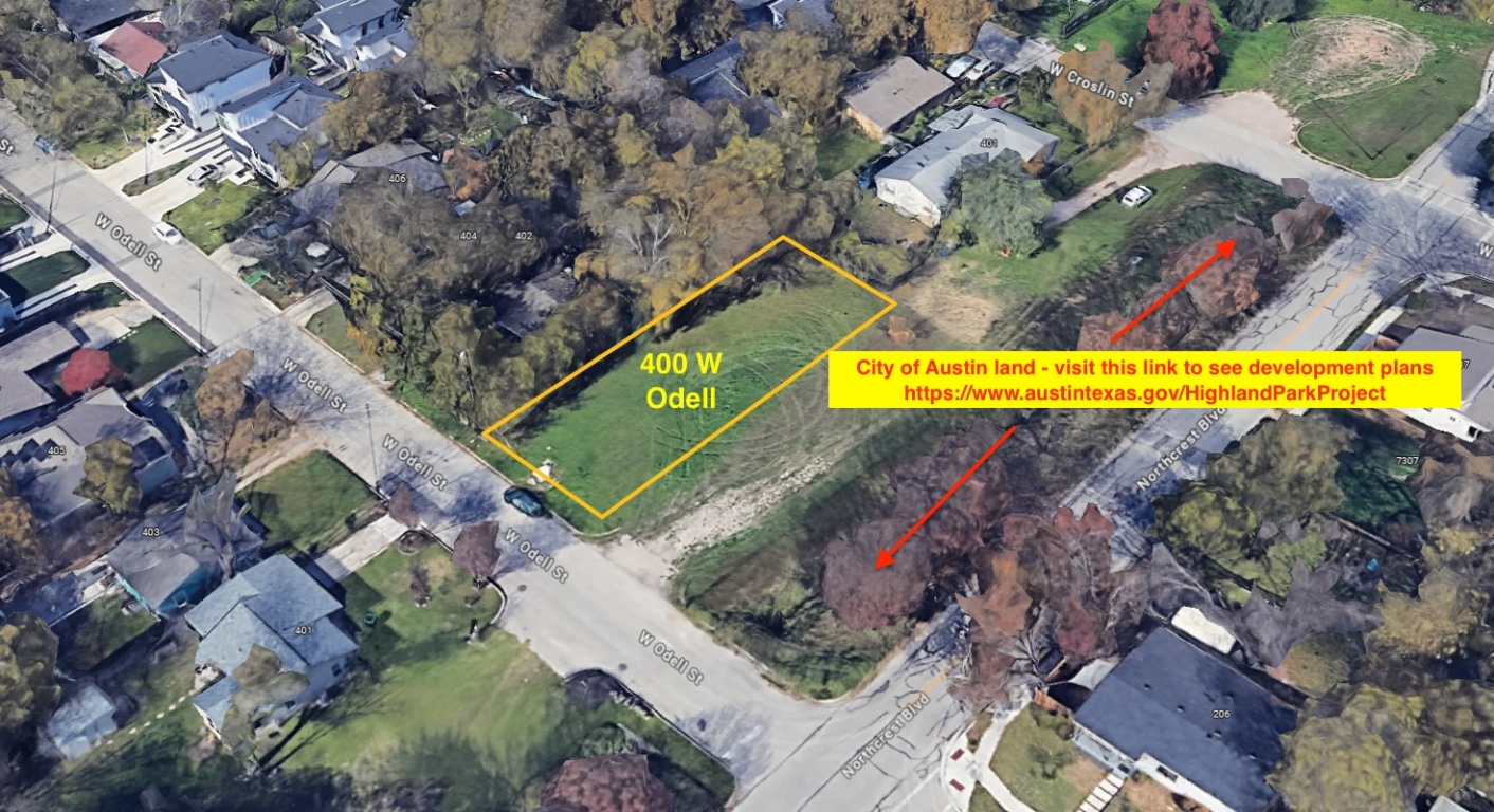 an aerial view of a swimming pool