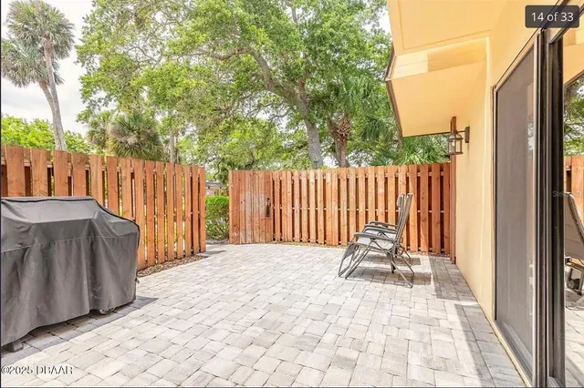 a view of outdoor space with seating area