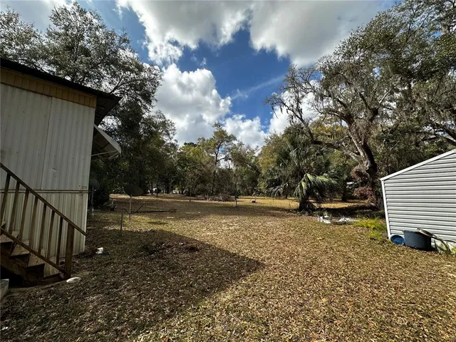 a view of a outdoor space with trees