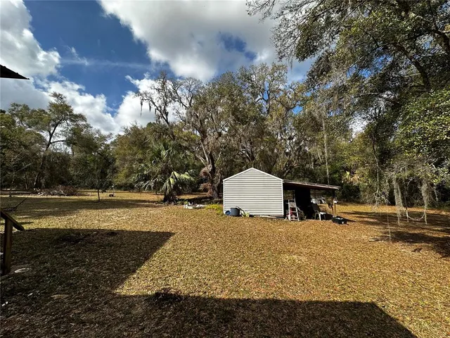 a view of outdoor space with trees
