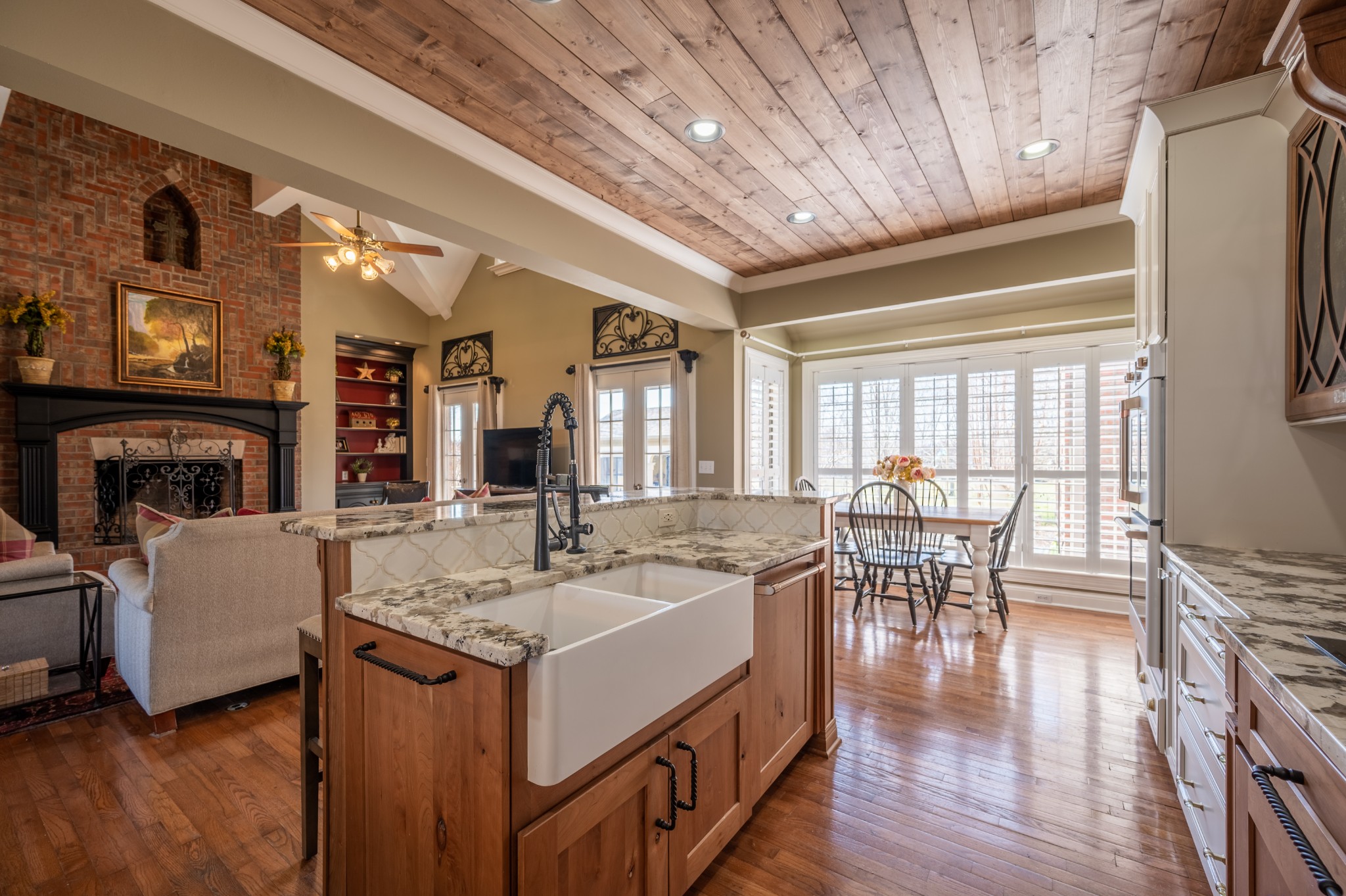 4335 North Chapel Road Franklin, TN 37067 - Photo 22 of 55 a view of a dining room with furniture window and wooden floor