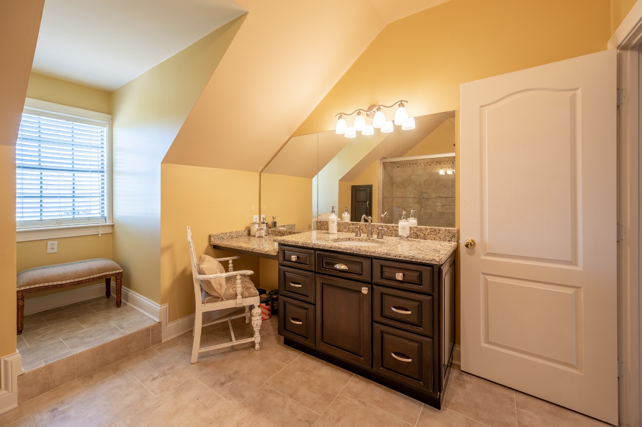 4335 North Chapel Road Franklin, TN 37067 - Photo 41 of 55 a spacious bathroom with a double vanity sink and a mirror