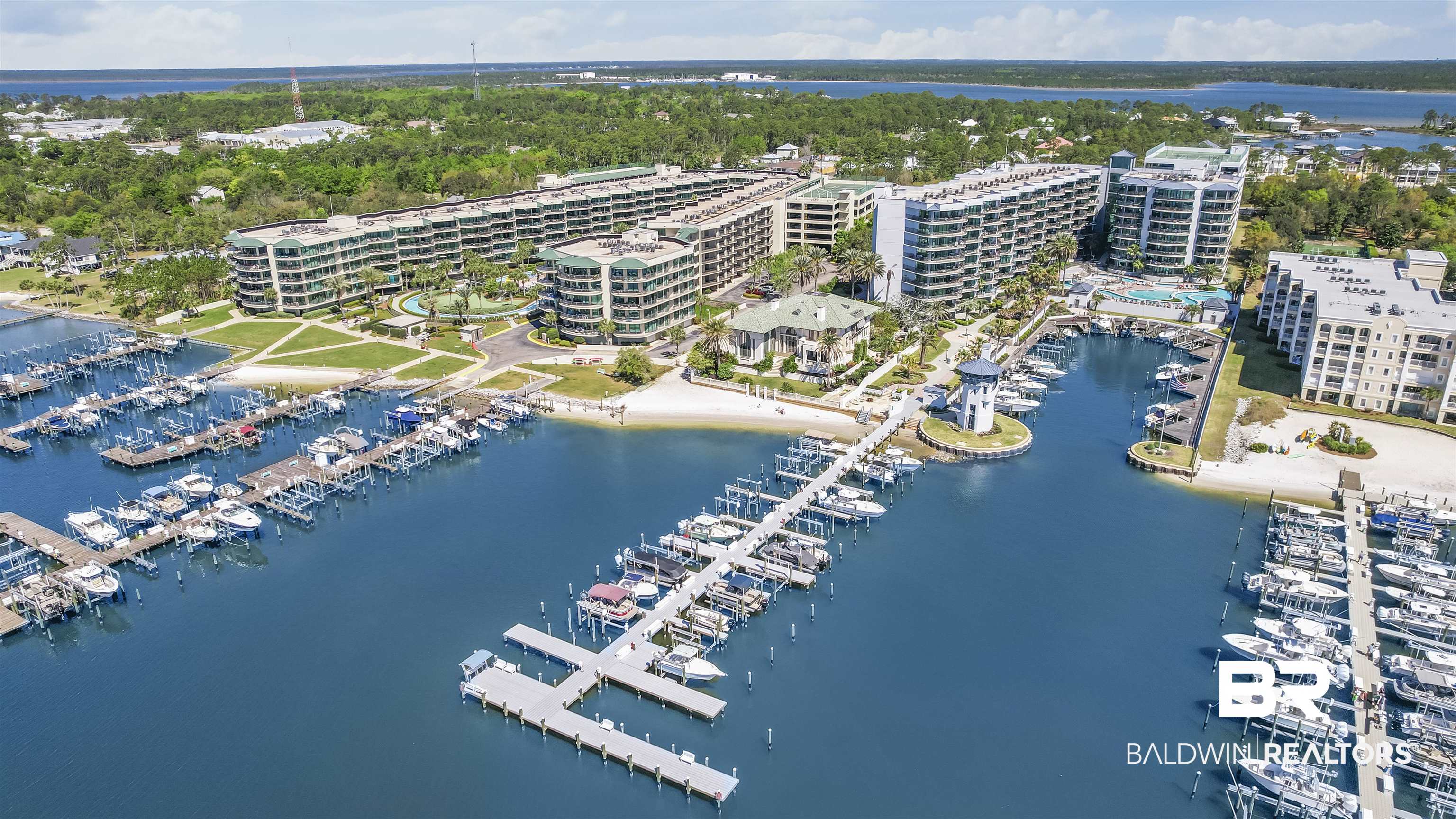 27582 Canal Road, Unit 2408 Orange Beach, AL 36561 - Photo 43 of 47 Bird's eye view featuring a water view