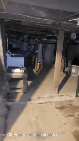 a view of water heater room