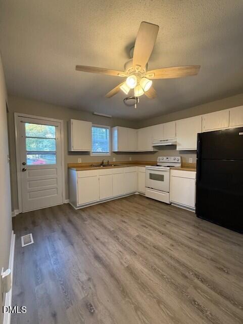 737 North Main Street Wake Forest, NC 27587 - Photo 4 of 11 a view of a kitchen with a sink dishwasher oven window and wooden floor