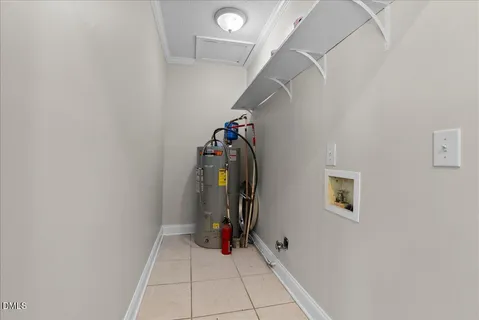 a view of a hallway with entryway