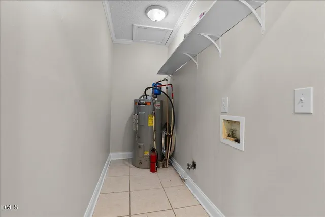 a view of a hallway with entryway