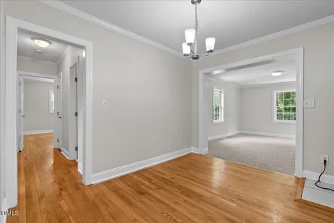 a view of livingroom with hardwood floor and window