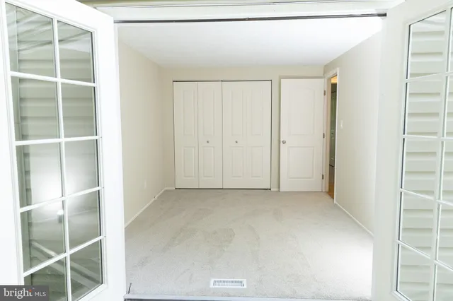 a view of an empty room