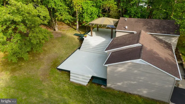 a view of outdoor space and seating area