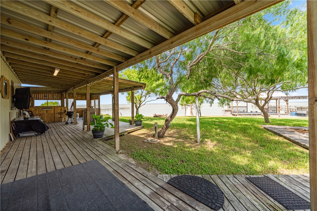 1356 Neubauer Point Road Riviera, TX 78379 - Photo 5 of 40 a view of a patio with a table chairs and a patio