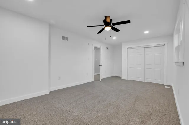 a view of an empty room