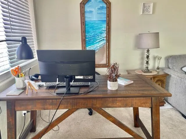 a view of kitchen sink and dining table