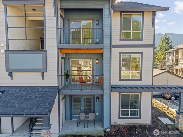 a front view of a multi story residential apartment building