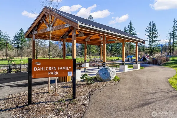 a view of an outdoor space and tennis court