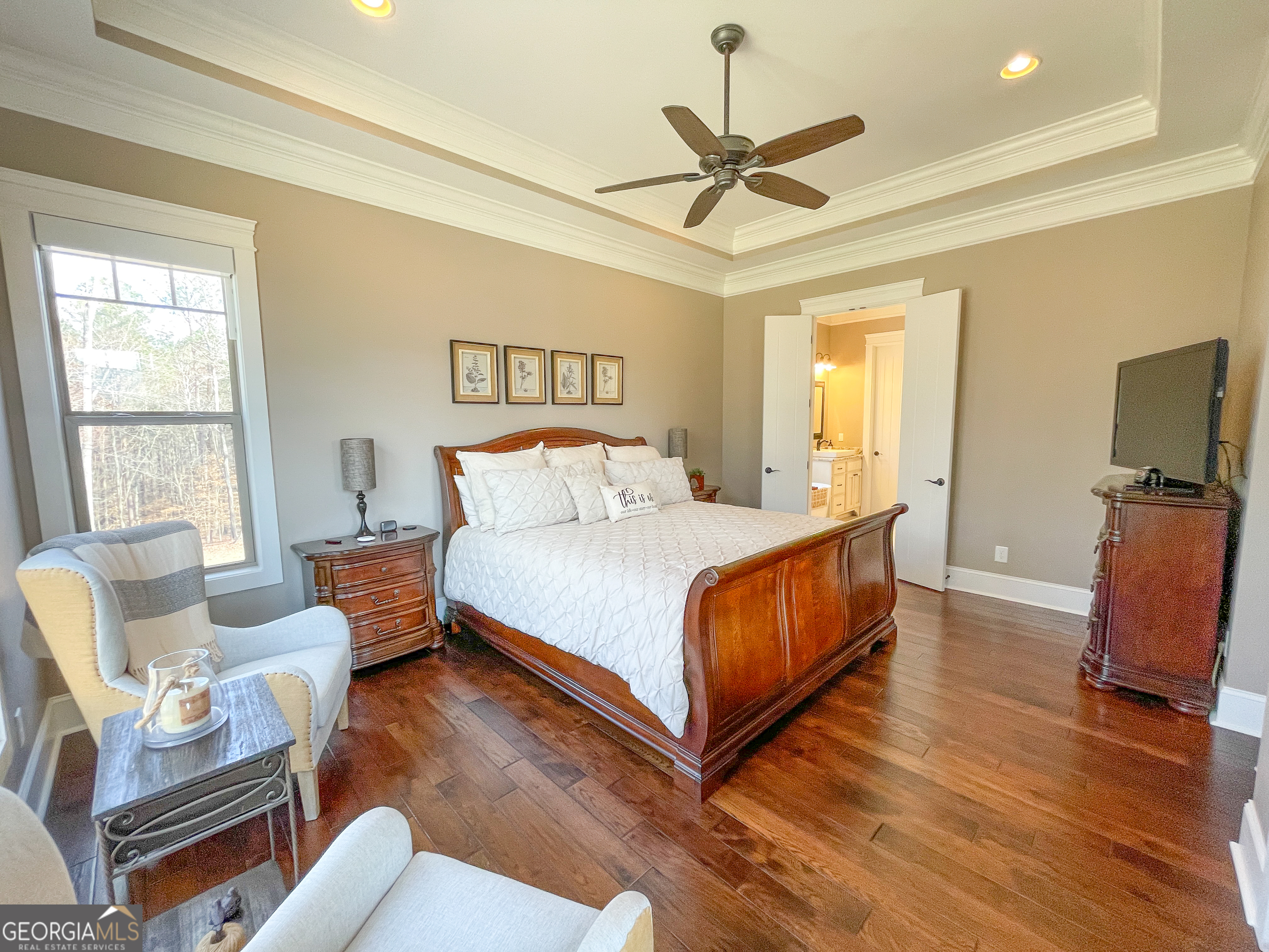 39 Acres On E Teloga Road Summerville, GA 30747 - Photo 17 of 50 a bedroom with a bed couch and window