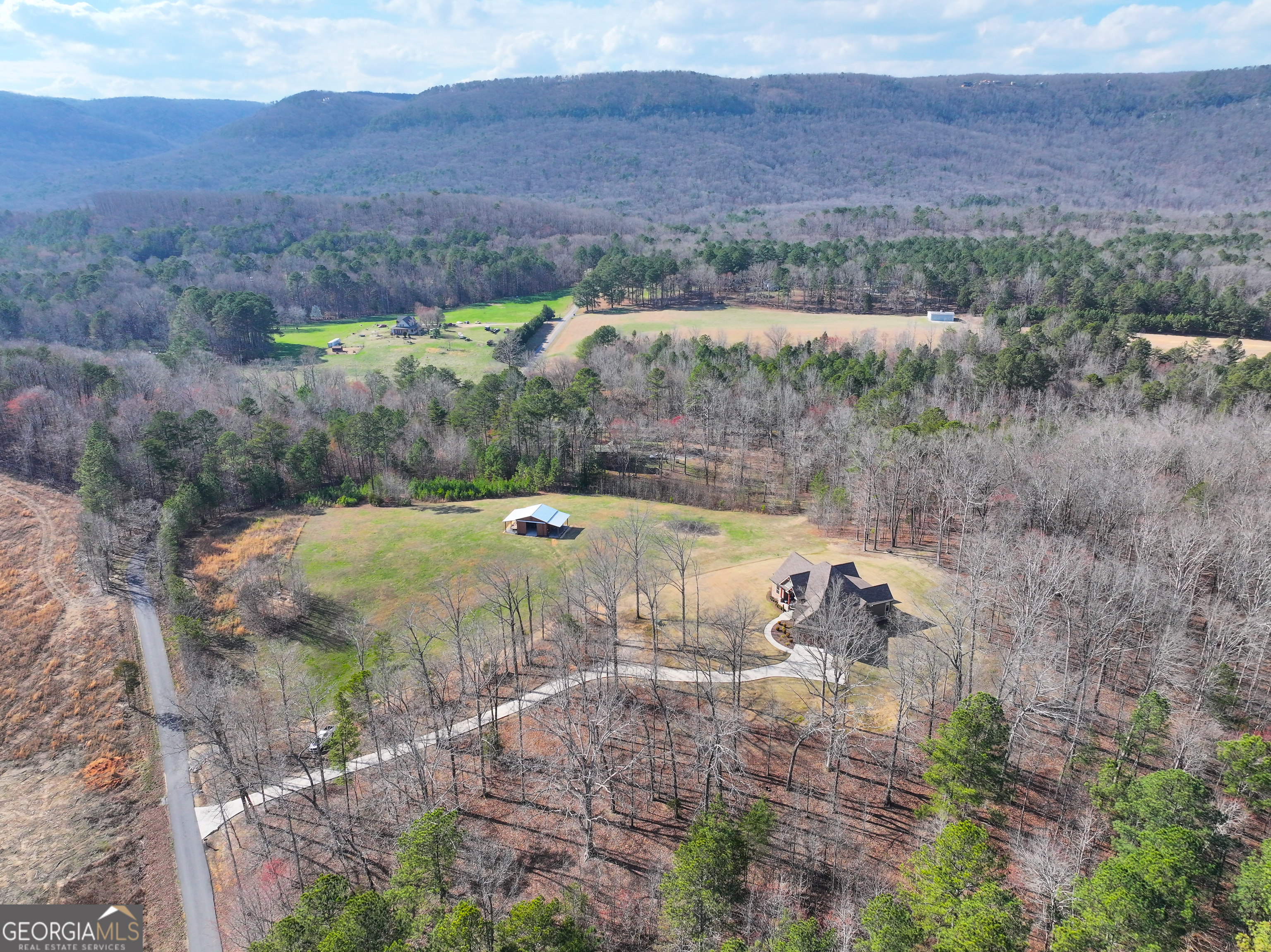 39 Acres On E Teloga Road Summerville, GA 30747 - Photo 4 of 50 a view of a backyard with mountain view