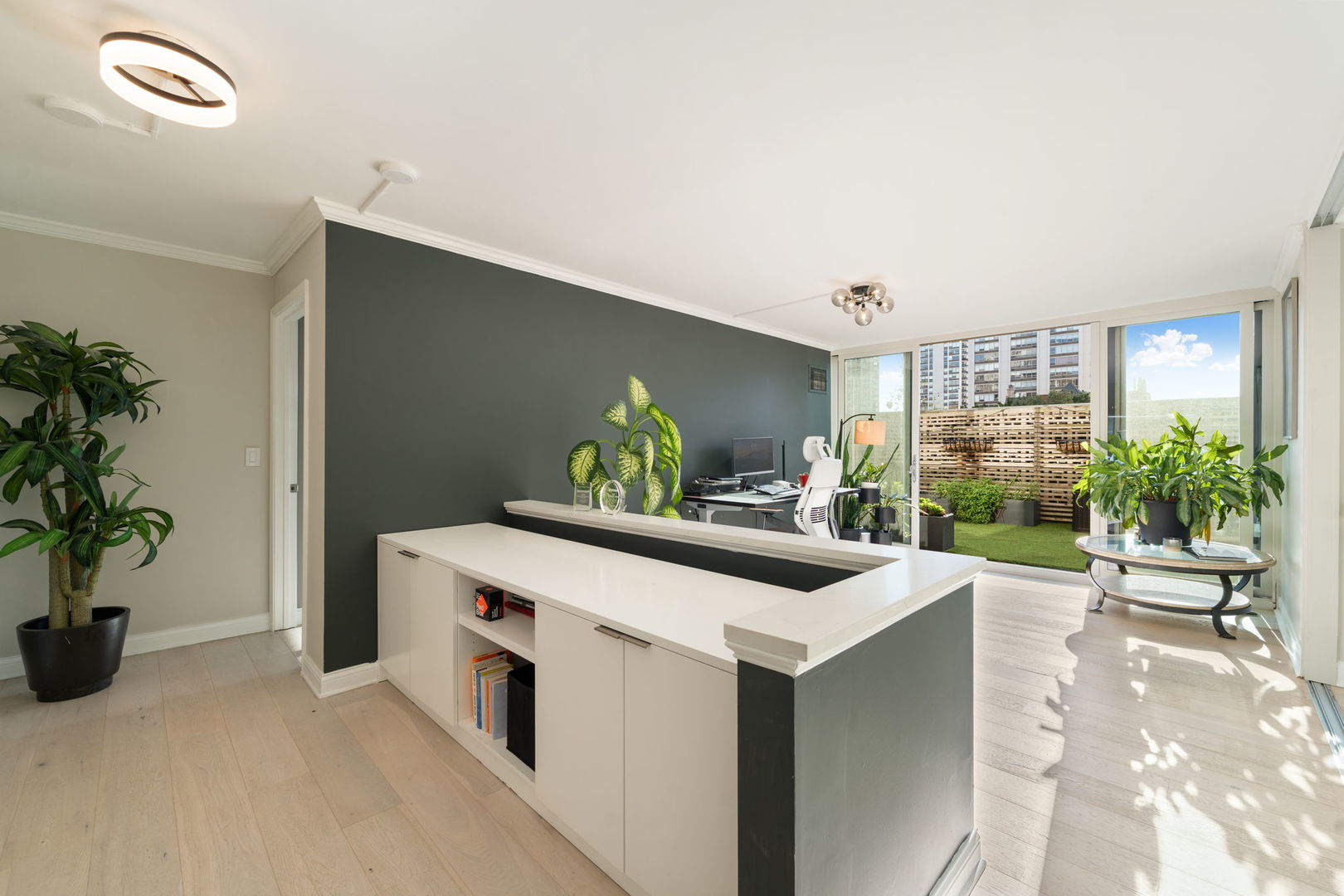 1516 North State Parkway, Unit 5D Chicago, IL 60610 - Photo 18 of 34 a view living room with furniture and potted plant