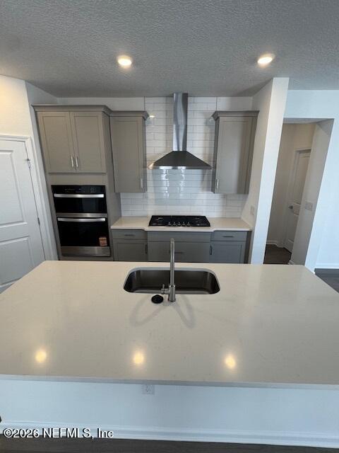 33 Chestnut Grv Road St. Augustine, FL 32092 - Photo 5 of 15 a kitchen with kitchen island a counter space a sink a stove and a refrigerator