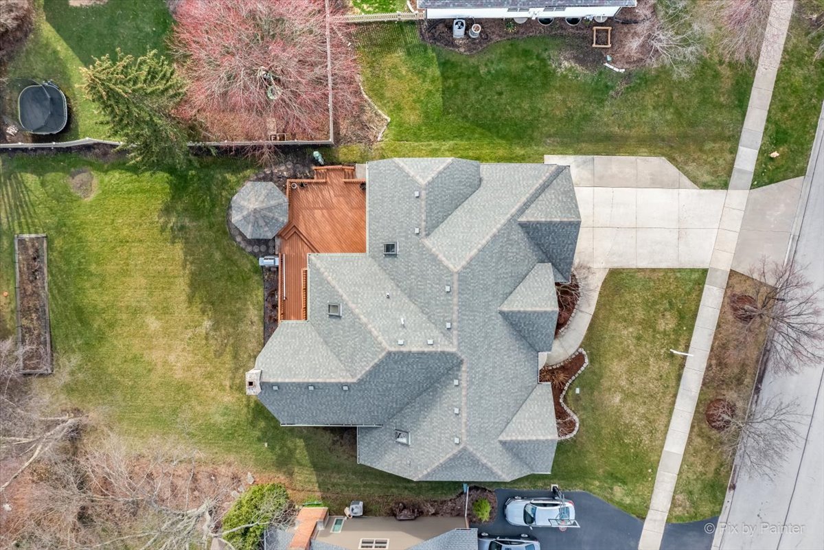 26W461 Churchill Road Winfield, IL 60190 - Photo 48 of 60 an aerial view of a house with table and chairs