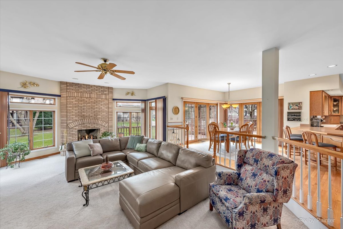 26W461 Churchill Road Winfield, IL 60190 - Photo 5 of 60 a living room with furniture and a large window