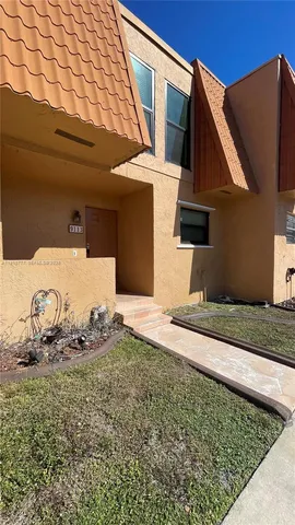 a backyard of a house