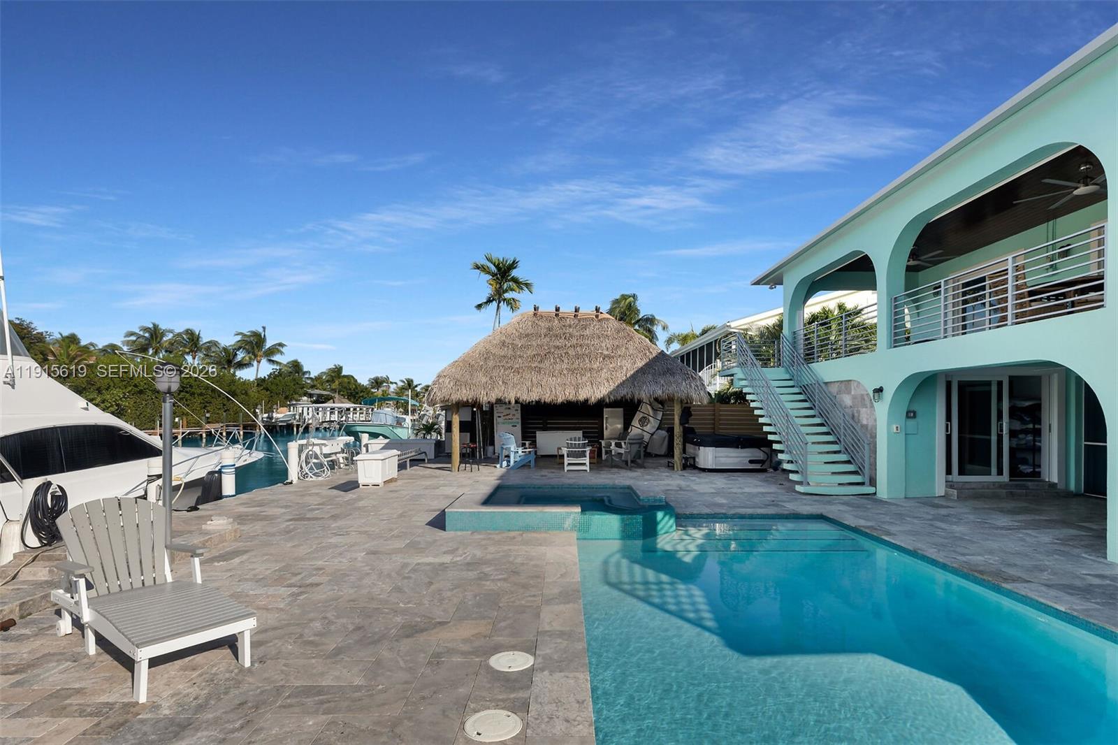 232 West Seaview Drive Marathon, FL 33050 - Photo 34 of 72 a view of a patio with swimming pool