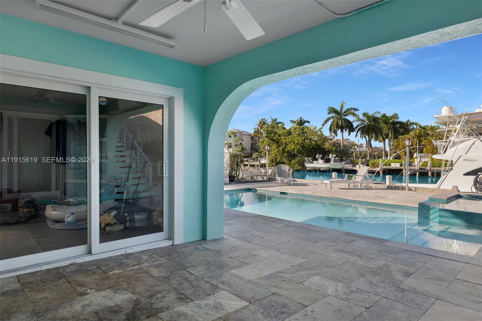 232 West Seaview Drive Marathon, FL 33050 - Photo 42 of 72 a view of swimming pool with a yard