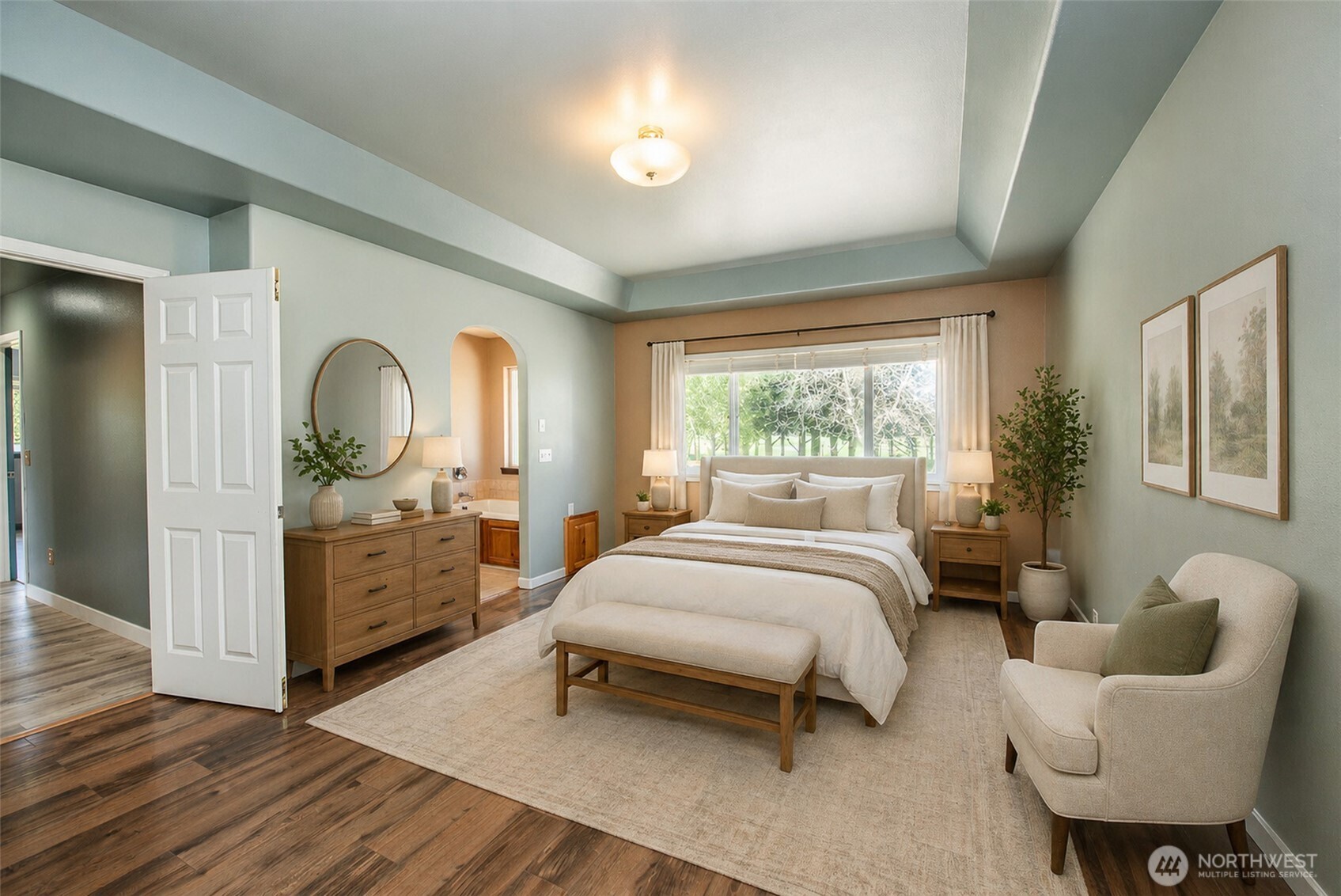 113 Gold Dust Lane Sequim, WA 98382 - Photo 20 of 40 a bedroom with a bed and window