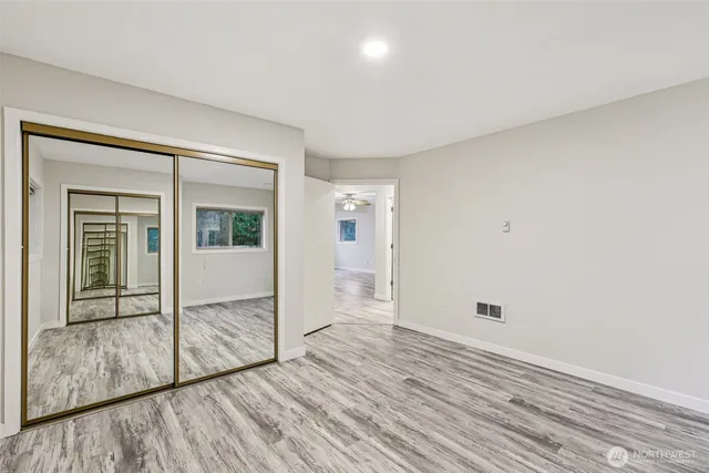 a view of wooden floor