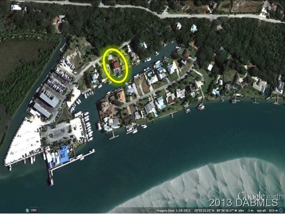 117 Inlet Harbor Road Ponce Inlet, FL 32127 - Photo 13 of 24 a bird view of water with a yard