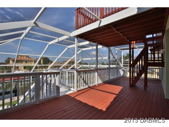 117 Inlet Harbor Road Ponce Inlet, FL 32127 - Photo 14 of 24 a view of balcony with wooden floor