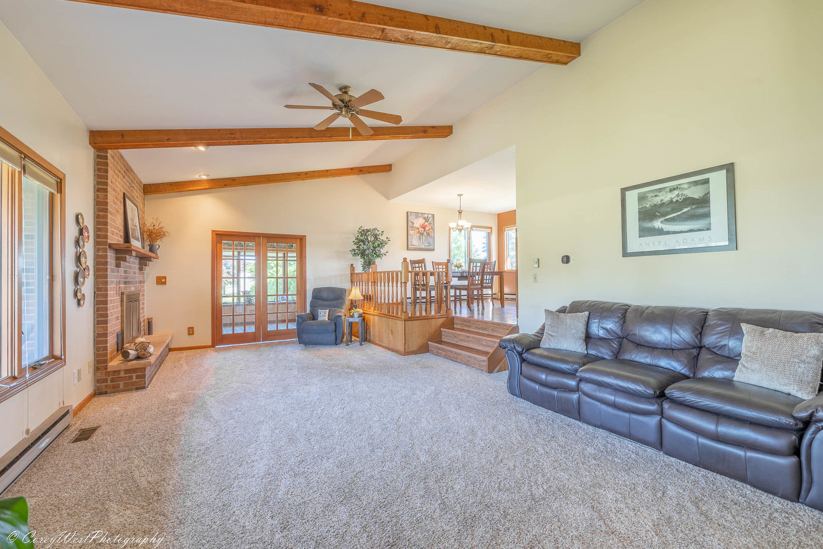 35450 Genoa Road Genoa, IL 60135 - Photo 13 of 41 a living room with furniture and a large window