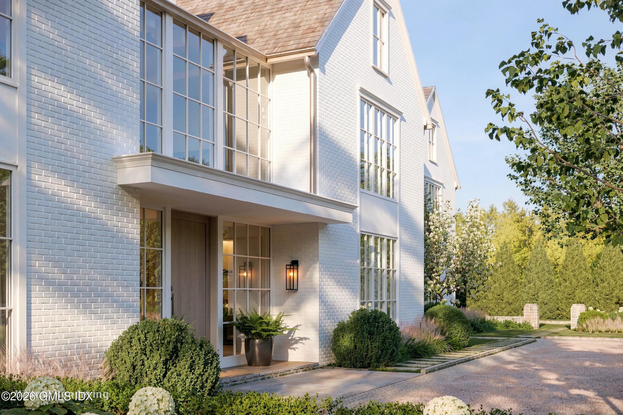 86 Howard Road Greenwich, CT 06831 - Photo 15 of 22 White Brick Exterior