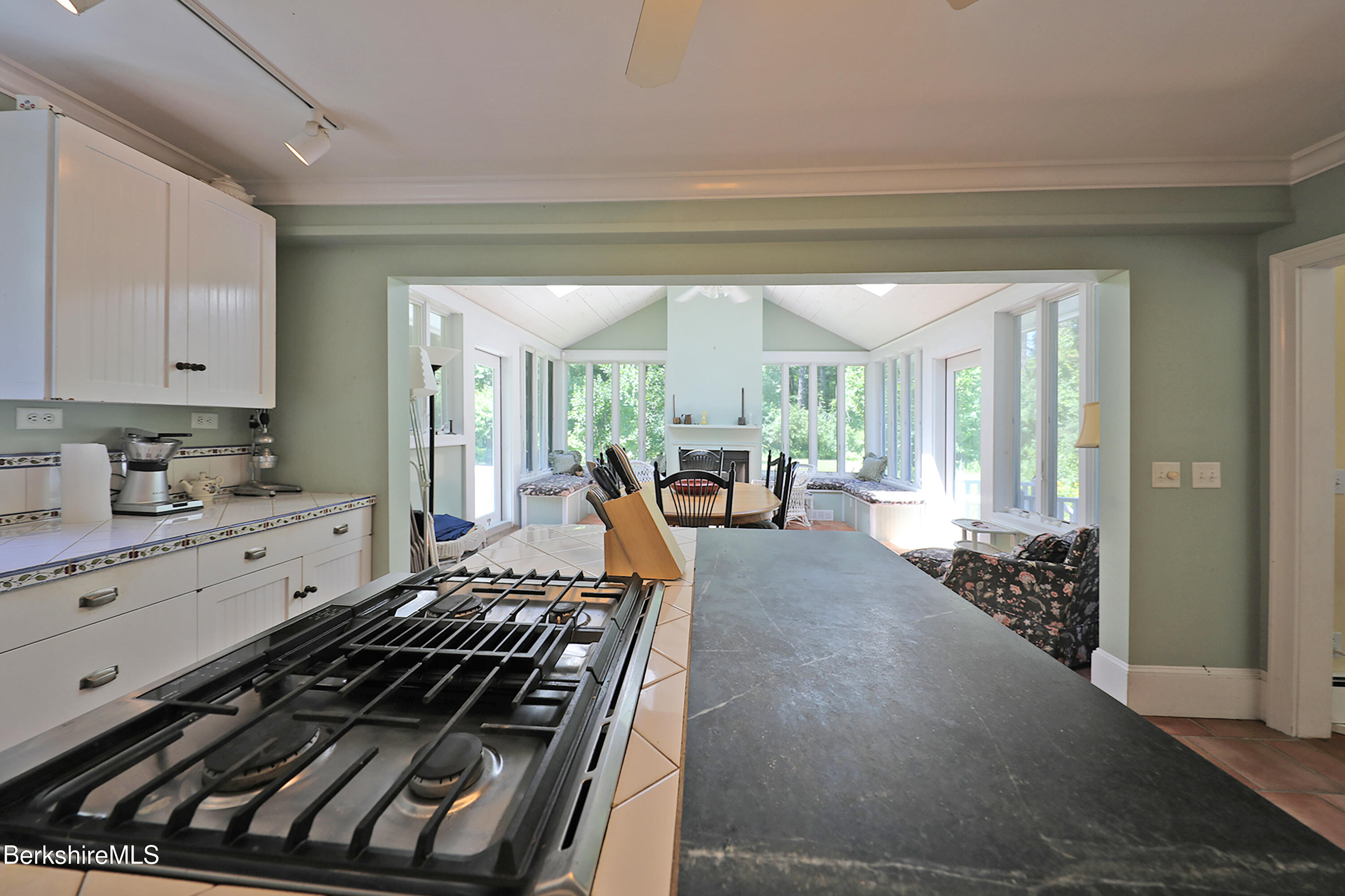 15 Interlaken Cross Road Stockbridge, MA 01262 - Photo 16 of 47 Kitchen open to Dining