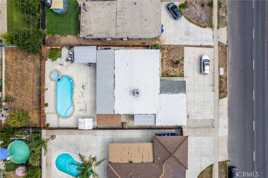 276 East Merrill Avenue Rialto, CA 92376 - Photo 7 of 35 an aerial view of residential house with outdoor space