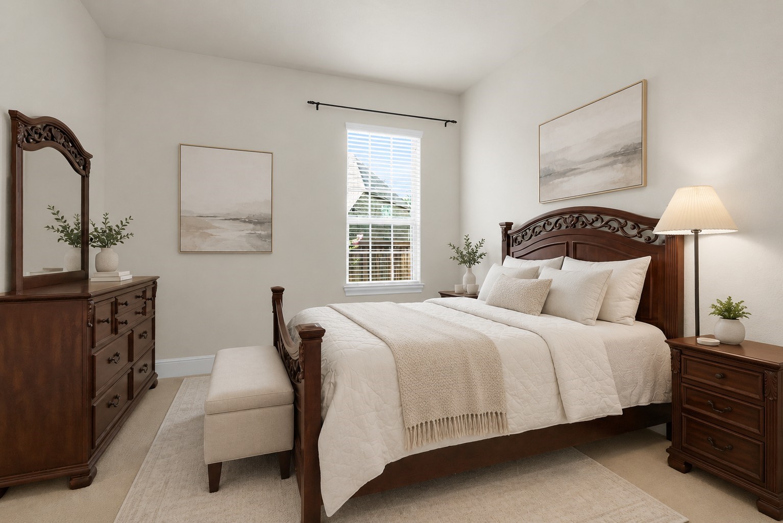 4022 Sabine Valley Trail Spring, TX 77386 - Photo 6 of 46 Spacious guest bedroom located downstairs with its own full bath, perfect for overnight guests, in-laws, or anyone needing extra privacy and convenience. Virtually staged to show the room’s potential.