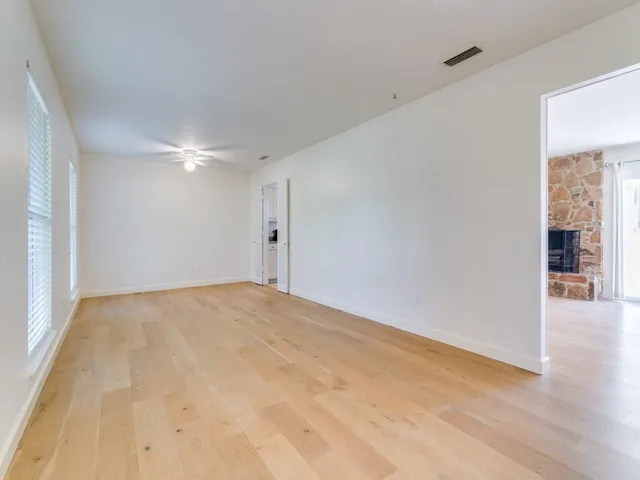 a view of an empty room