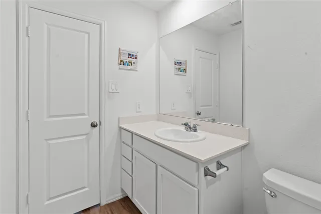 a bathroom with a sink and a toilet