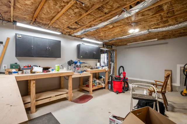 a view of storage and utility room