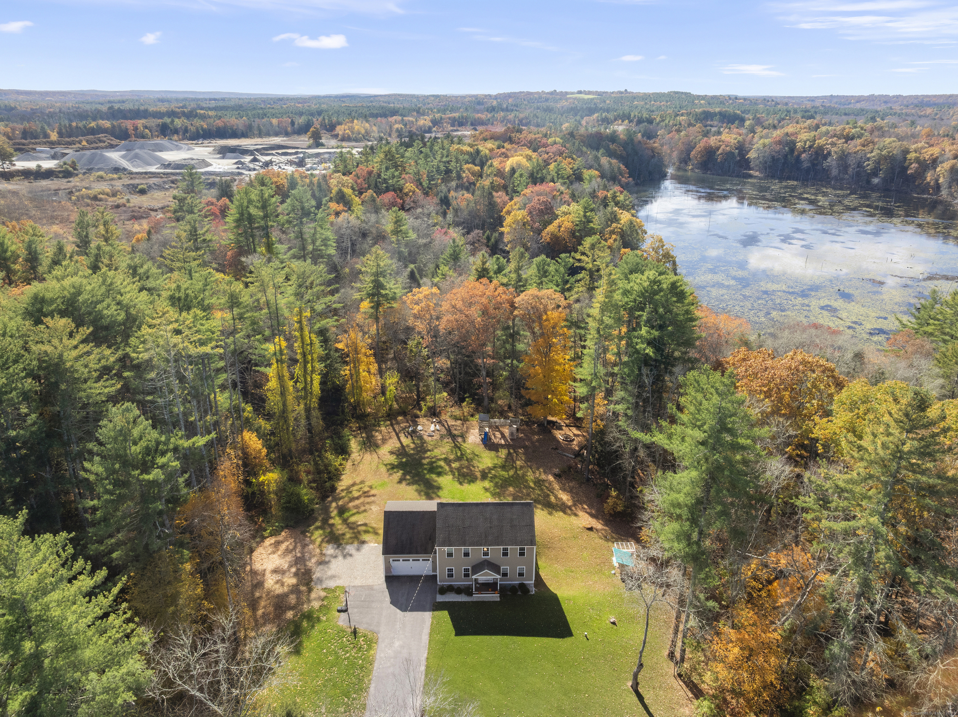 153 Wauregan Road Canterbury, CT 06331 - Photo 6 of 40 an aerial view of residential building with outdoor space
