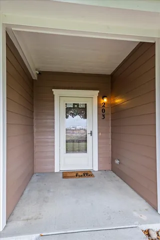 a view of a backyard with a garden
