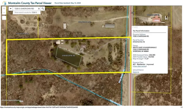 $50,000 | 7250 South Sheridan Road, Sheridan, MI 48884