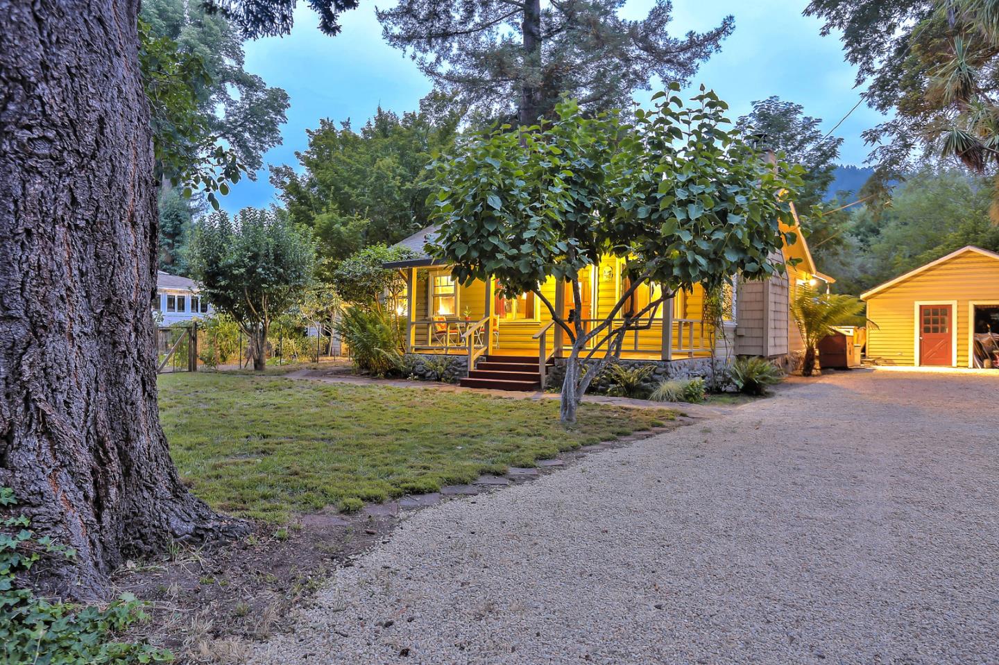 300 Riverside Avenue Ben Lomond, CA 95005 - Photo 1 of 22 a view of a house with a yard and tree s