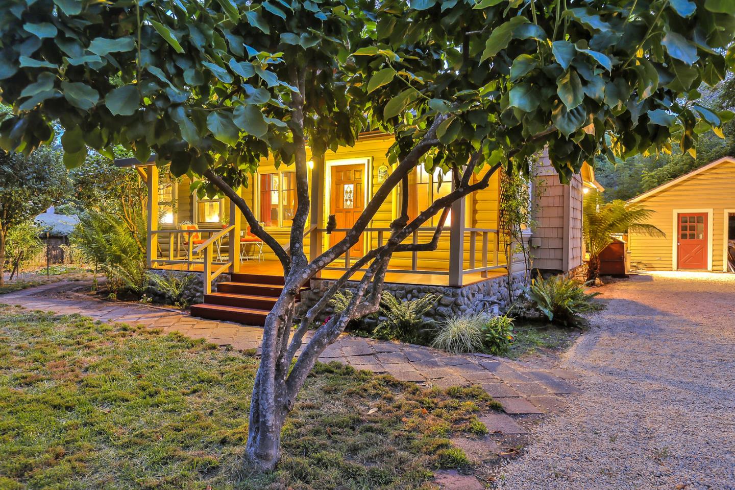 300 Riverside Avenue Ben Lomond, CA 95005 - Photo 20 of 22 a backyard of a house with lots of green space
